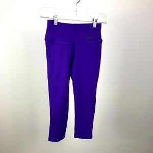 Women’s Nike Purple Capri Pants, Size XS